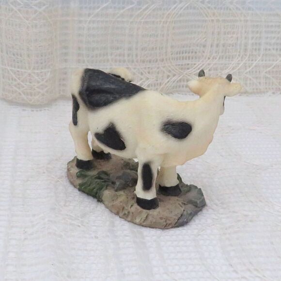 Young's Inc Cow, The Farmyard Standing Cow Figurine, Small Trinket Country Decor - Picture 4 of 9